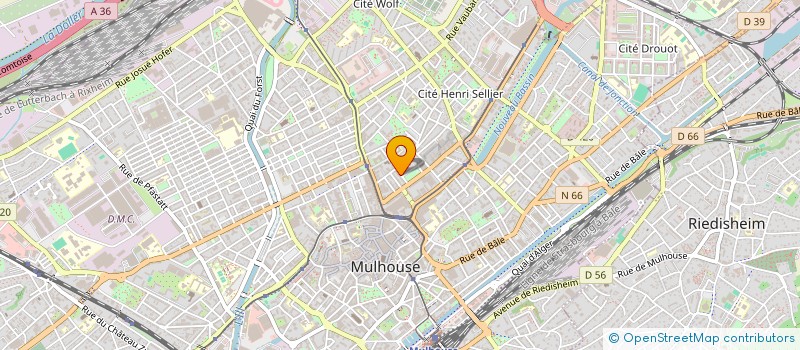 localisation de l'entreprise LE 34  MULHOUSE