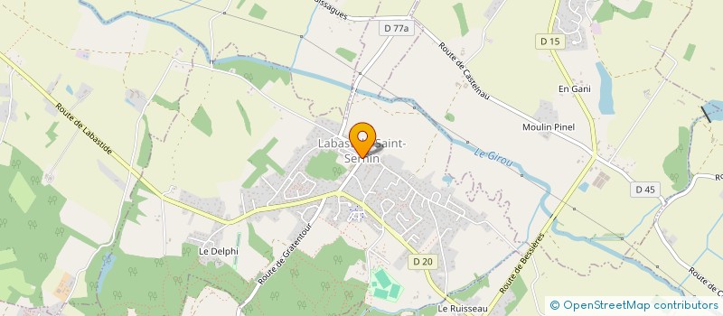 localisation de l'entreprise LE 34  LABASTIDE-SAINT-SERNIN
