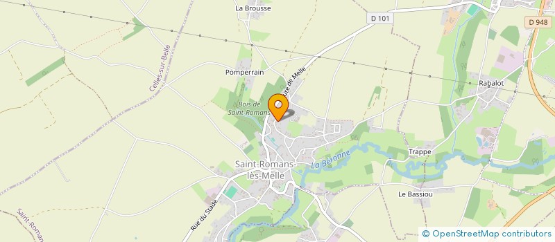 localisation de l'entreprise LE 36  SAINT-ROMANS-LES-MELLE