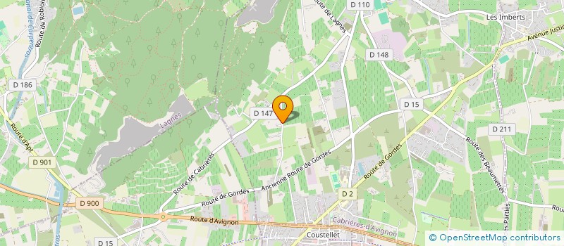 localisation de l'entreprise LE 36  CABRIERES-D'AVIGNON