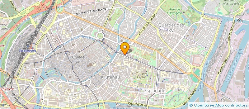 localisation de l'entreprise LE 36  STRASBOURG