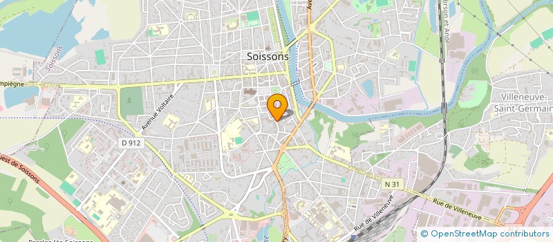localisation de l'entreprise LE 360 à SOISSONS