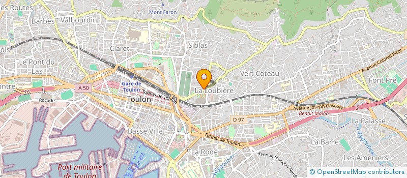 localisation de l'entreprise LE 367 à TOULON