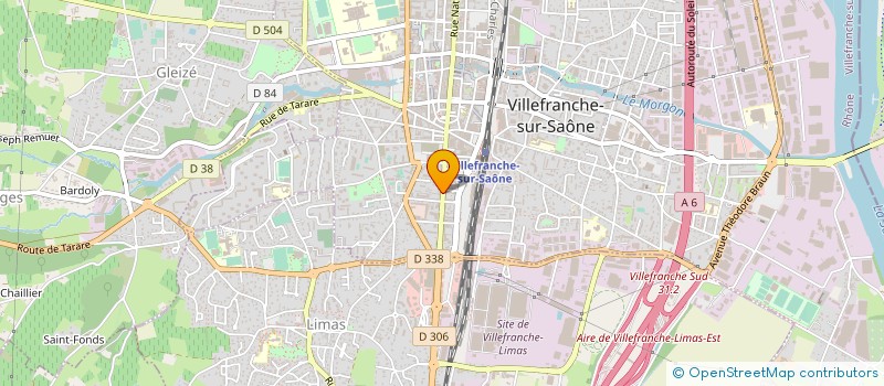 localisation de l'entreprise LE 368 à VILLEFRANCHE-SUR-SAONE