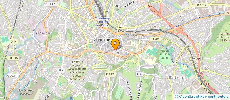 localisation de l'entreprise LE 37  CHAMBERY