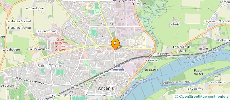 localisation de l'entreprise LE 384 à ANCENIS-SAINT-GEREON