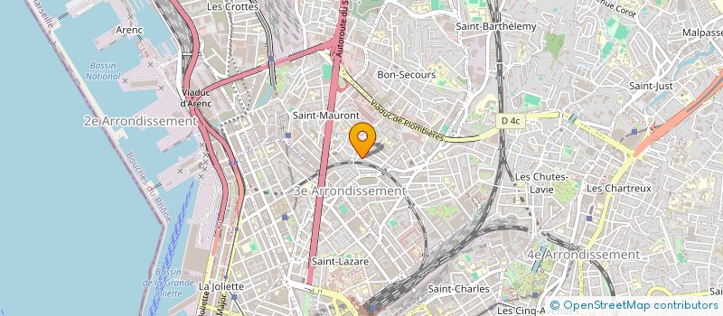 localisation de l'entreprise LE 3EME EN MOUVEMENT à MARSEILLE