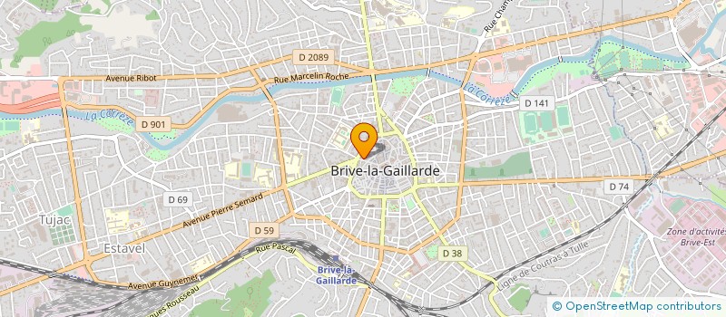 localisation de l'entreprise LE 4 à BRIVE-LA-GAILLARDE