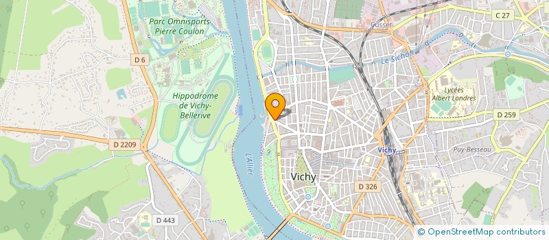 localisation de l'entreprise LE 4 à VICHY