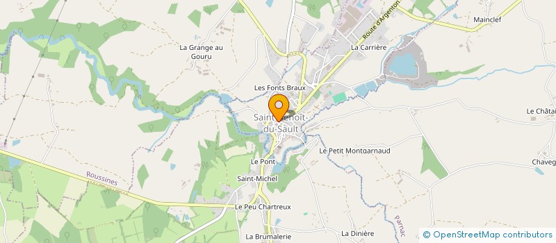 localisation de l'entreprise LE 4 à SAINT-BENOIT-DU-SAULT