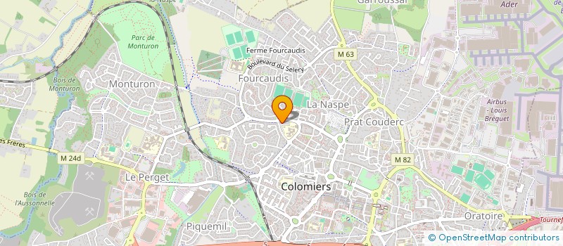 localisation de l'entreprise LE 4 MAINS BY BALILONA à COLOMIERS