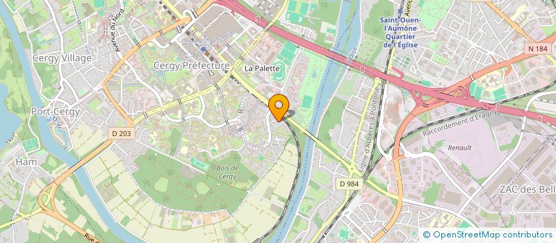 localisation de l'entreprise LE 4 NOTRE DAME  CERGY