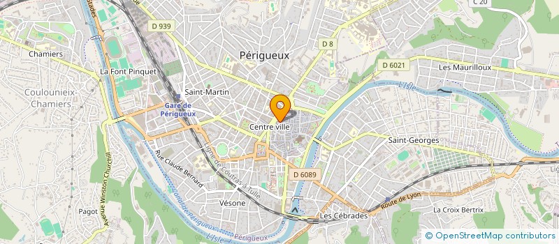 localisation de l'entreprise LE 4 RUE EGUILLERIE à PERIGUEUX