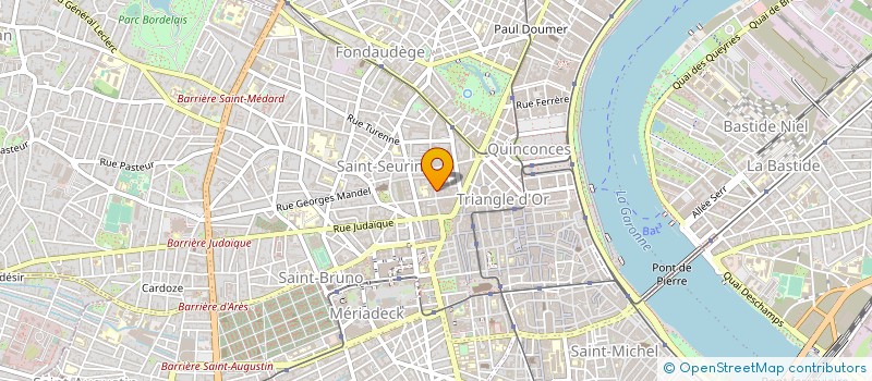 localisation de l'entreprise LE 4 SANS à BORDEAUX