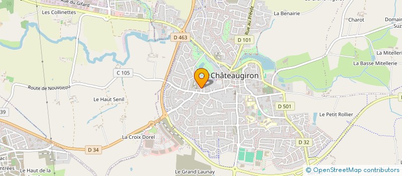 localisation de l'entreprise LE 40  NOUVOITOU