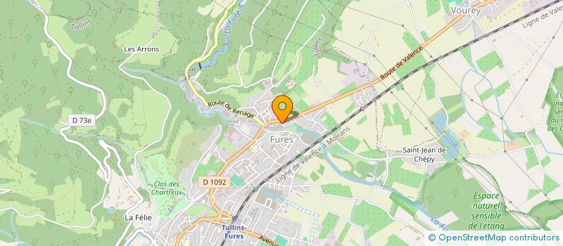 localisation de l'entreprise LE 40  TULLINS