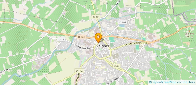 localisation de l'entreprise LE 40 à VALREAS