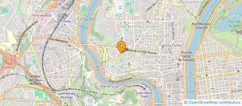 localisation de l'entreprise LE 40 DU BOULEVARD  LYON