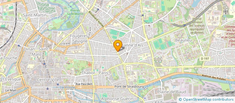 localisation de l'entreprise LE 40 FLORILEGE  RENNES