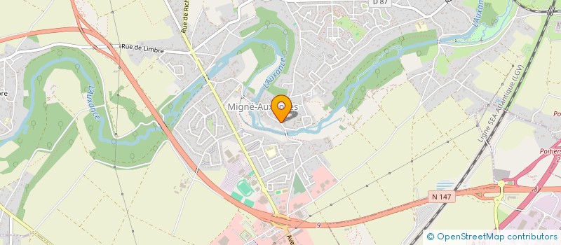 localisation de l'entreprise LE 40 MARS à MIGNE-AUXANCES