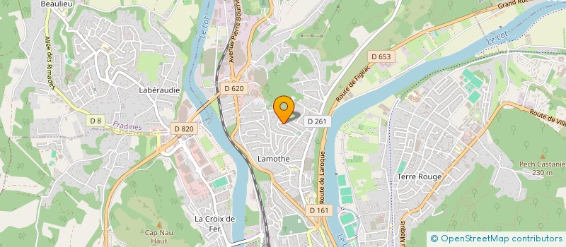 localisation de l'entreprise LE 416  CAHORS