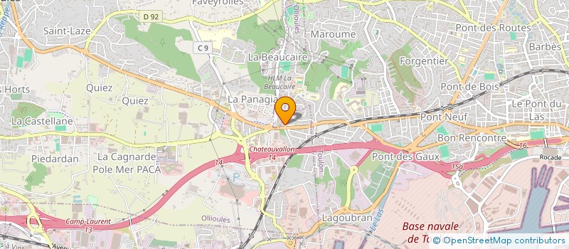 localisation de l'entreprise LE 428  OLLIOULES