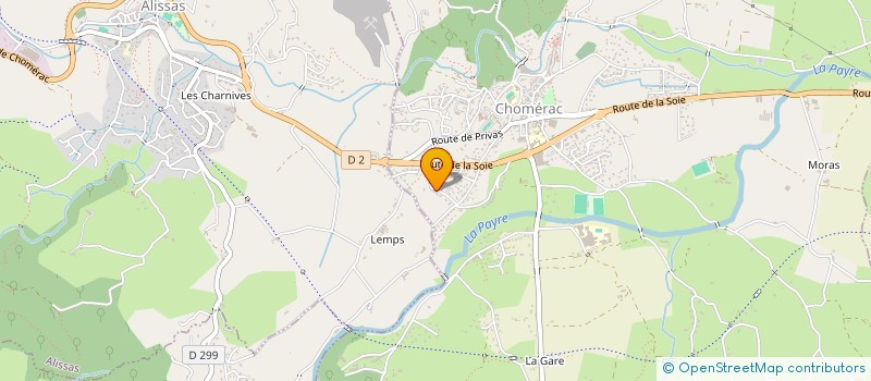 localisation de l'entreprise LE 43  CHOMERAC