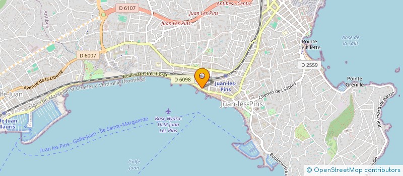 localisation de l'entreprise LE 43  ANTIBES
