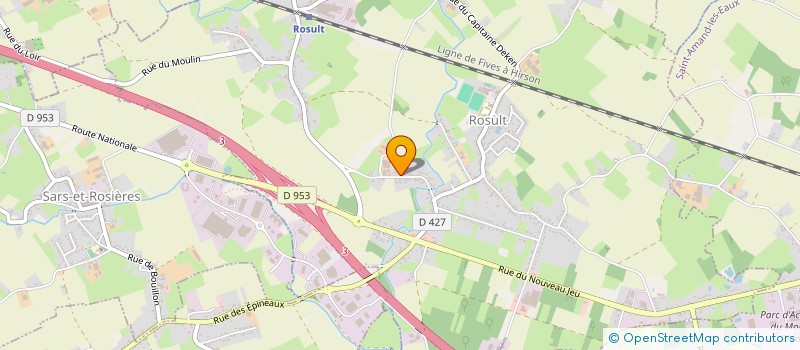 localisation de l'entreprise LE 437 à ROSULT