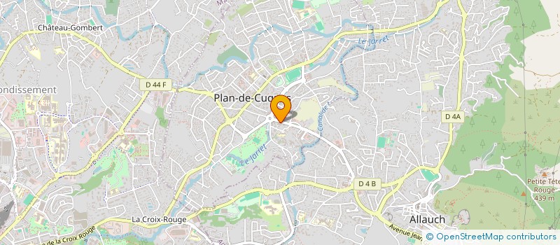 localisation de l'entreprise LE 44  PLAN-DE-CUQUES