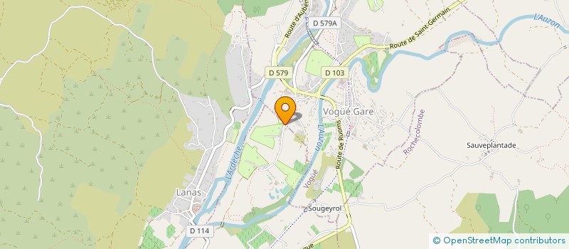 localisation de l'entreprise LE 44  SAINT-MAURICE-D'ARDECHE