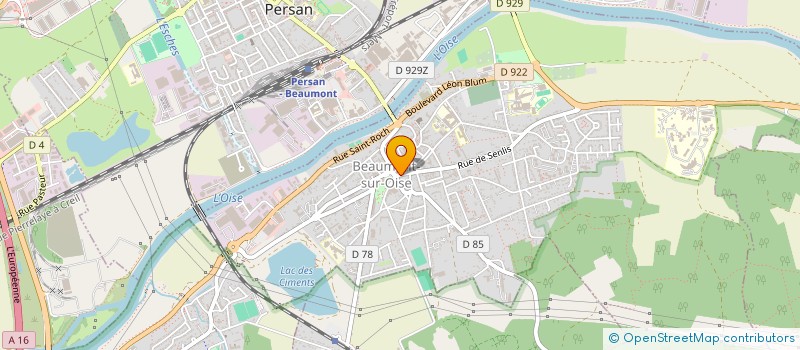 localisation de l'entreprise LE 44 BELDI & PIZZA  BEAUMONT-SUR-OISE