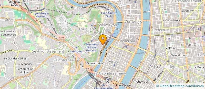 localisation de l'entreprise LE 44 LA MAISON DES PASSAGES à LYON