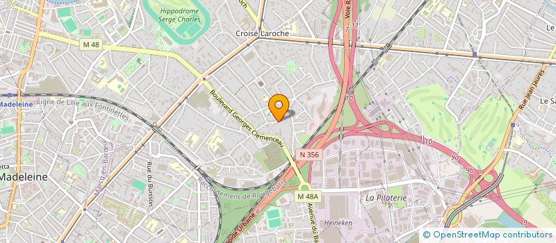 localisation de l'entreprise LE 45 à MARCQ-EN-BARŒUL