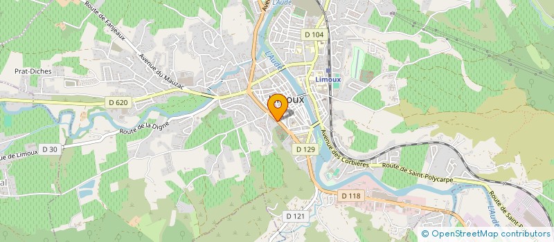 localisation de l'entreprise LE 46 à LIMOUX
