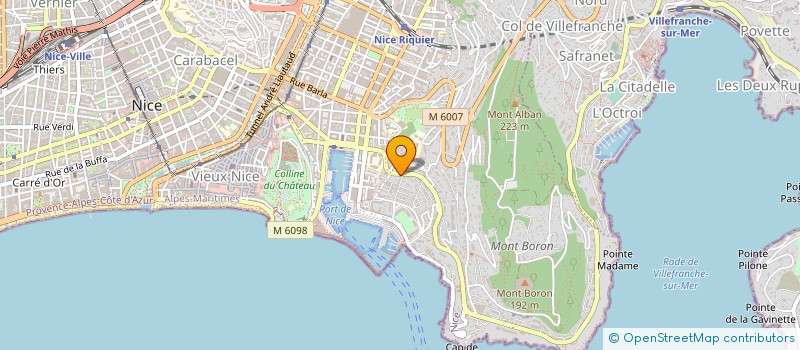 localisation de l'entreprise LE 46 CARNOT à NICE