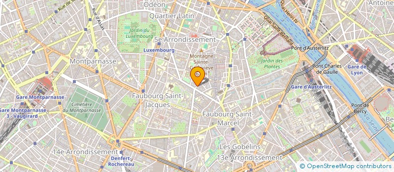 localisation de l'entreprise LE 46 DAUBENTON  PARIS