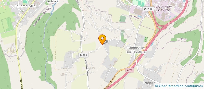 localisation de l'entreprise LE 478  GONNEVILLE-SUR-HONFLEUR