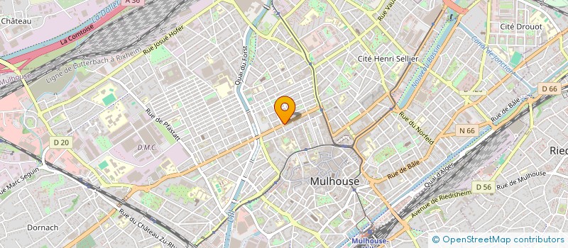 localisation de l'entreprise LE 48  MULHOUSE