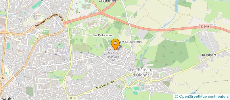 localisation de l'entreprise LE 48 à LES SABLES-D'OLONNE