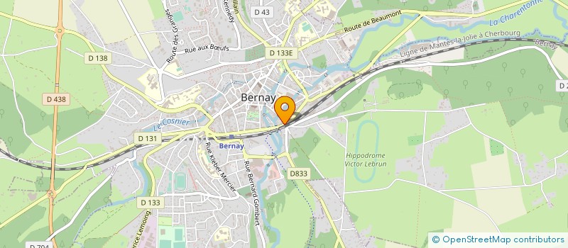 localisation de l'entreprise LE 49 BOULEVARD à BERNAY