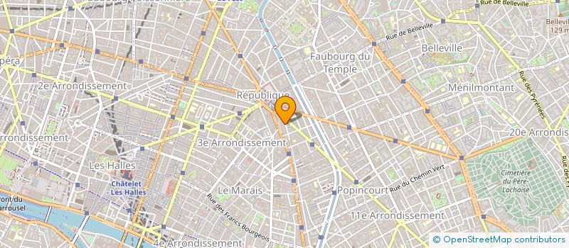 localisation de l'entreprise LE 4EME JOUR à PARIS