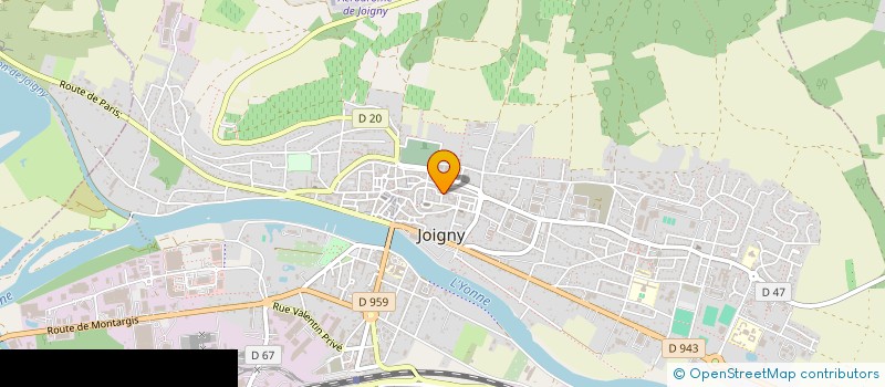 localisation de l'entreprise LE 5.8 à JOIGNY
