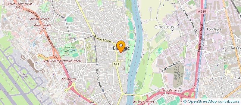 localisation de l'entreprise LE 5  BLAGNAC