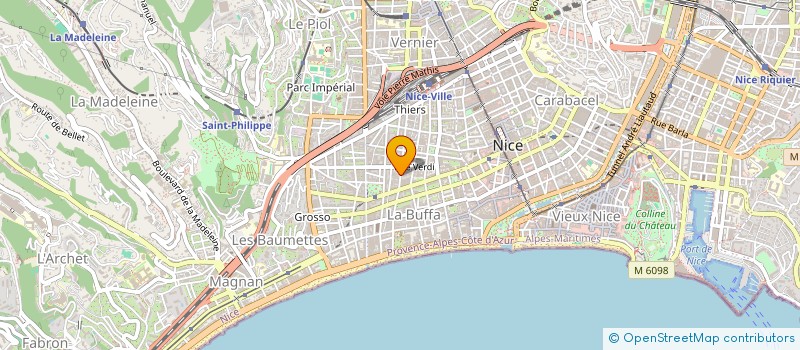 localisation de l'entreprise LE 5 BIS à NICE