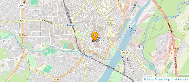 localisation de l'entreprise LE 5 EME à ROANNE