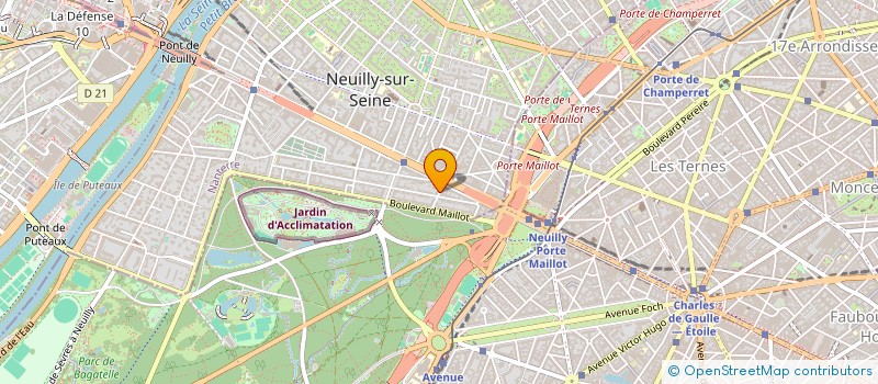 localisation de l'entreprise LE 5 PARTICULIER à NEUILLY-SUR-SEINE
