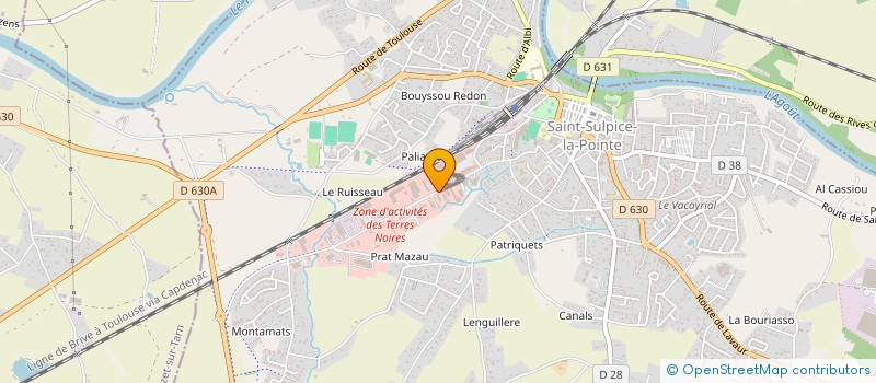 localisation de l'entreprise LE 505 PARADISE  SAINT-SULPICE-LA-POINTE