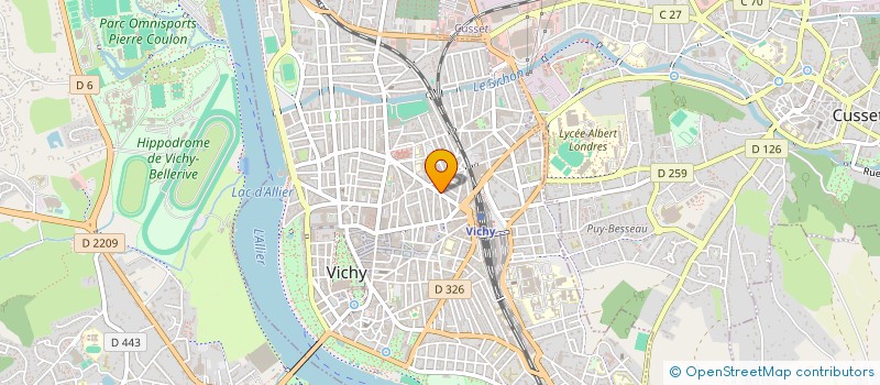 localisation de l'entreprise LE 51 à VICHY