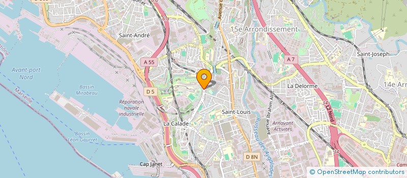 localisation de l'entreprise LE 527 à MARSEILLE